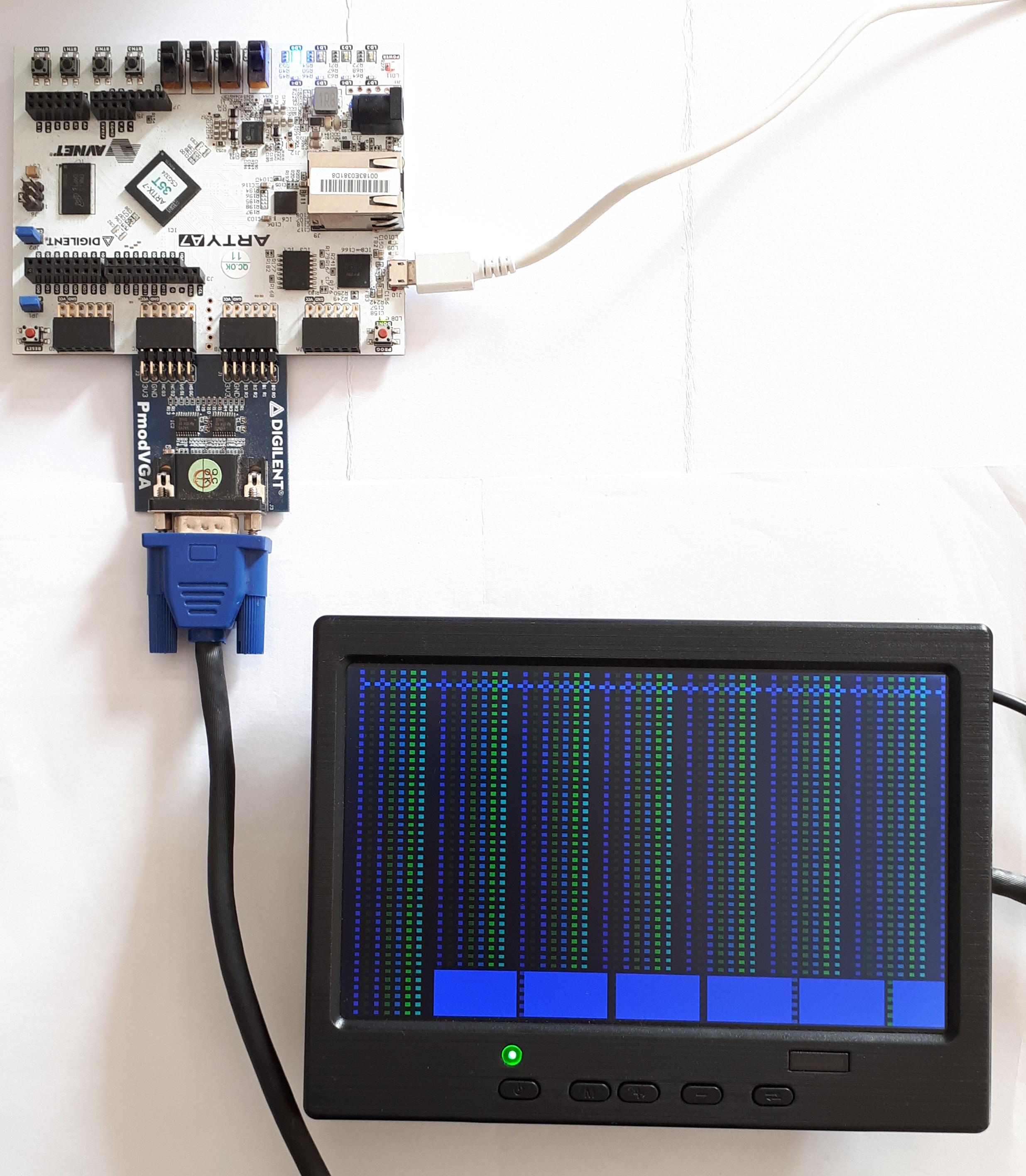 Arty A7 Setup for vera_integrated Test SoC.